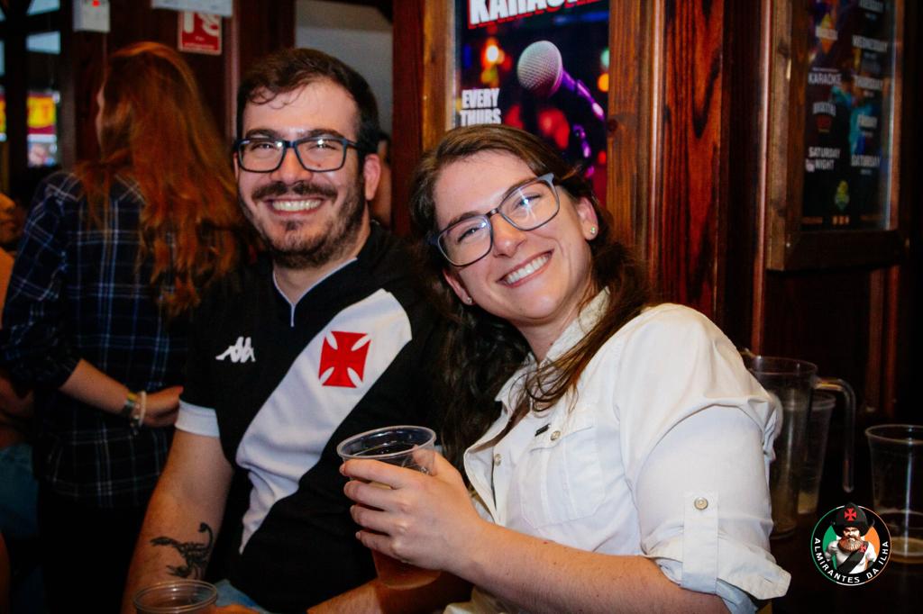 Couple at a bar